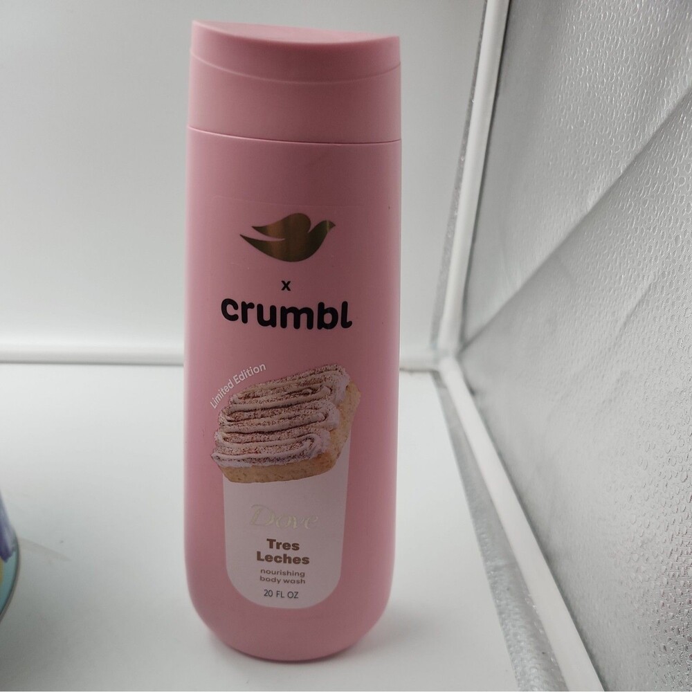 Dove X Crumbl Tres Leches Nourishing Body Wash 20 FL OZ Limited Edition New